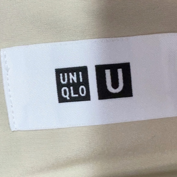 Uniqlo U Beige Modern Oversized Japanese Trench Coat Fall - Picture 4 of 4